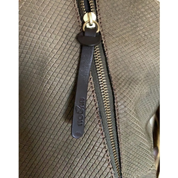 ‘Hogan’ olive green shoulder bag - Picture 8 of 9